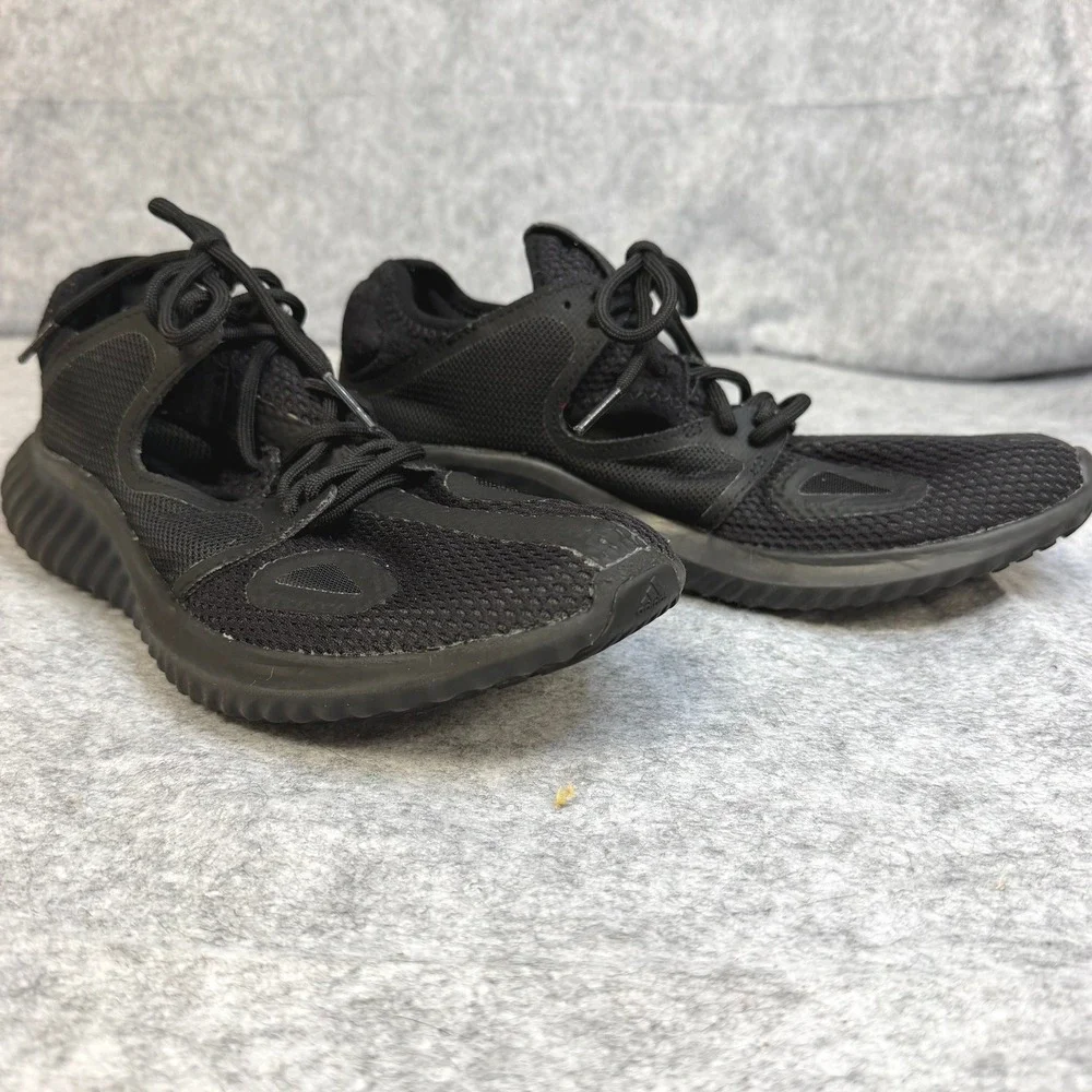 Adidas Alphabounce Triple Black Mesh Running Shoes Womens Sneakers Low Top
